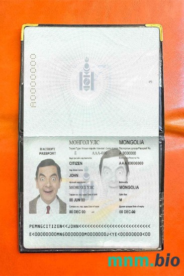 Mongolia zdjęcie do paszportu pliki PSD, skan i fotografowany obraz